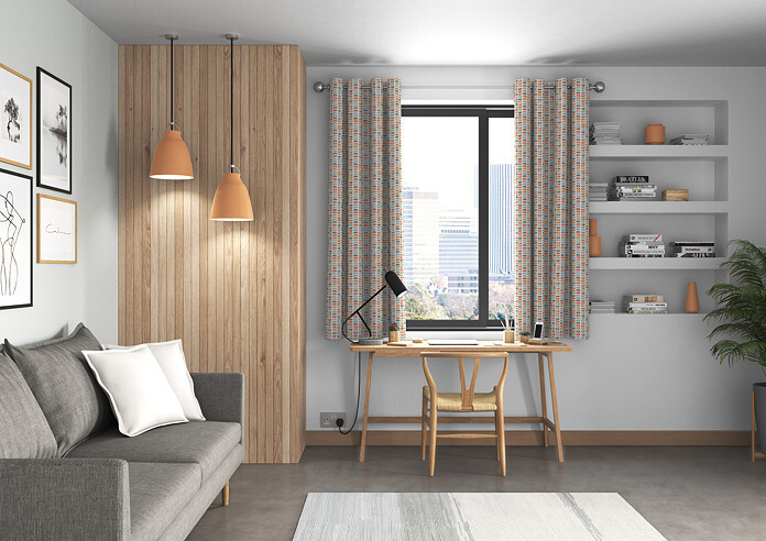 Odense, Burnt Orange - Made to Measure Curtains - Image 5